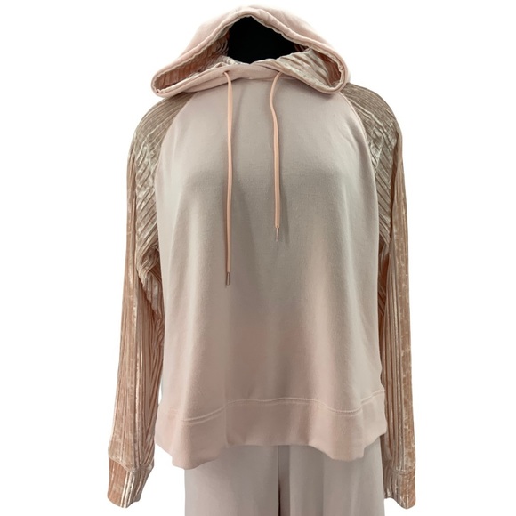 CALIA by Carrie Underwood Pink Hoodie with Velvety Sleeves and Hood D1 - Picture 5 of 13